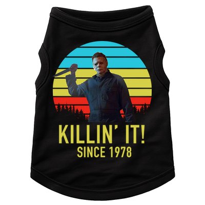 Killin' It Since 1978 Retro Horror Movie Doggie Tank