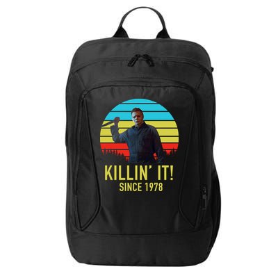 Killin' It Since 1978 Retro Horror Movie City Backpack