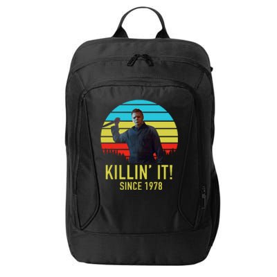 Killin' It Since 1978 Retro Horror Movie City Backpack