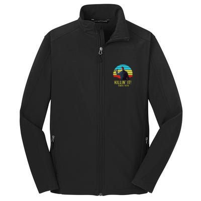 Killin' It Since 1978 Retro Horror Movie Core Soft Shell Jacket