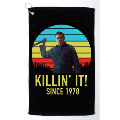 Killin' It Since 1978 Retro Horror Movie Golf Towel