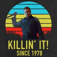Killin' It Since 1978 Retro Horror Movie Golf Towel