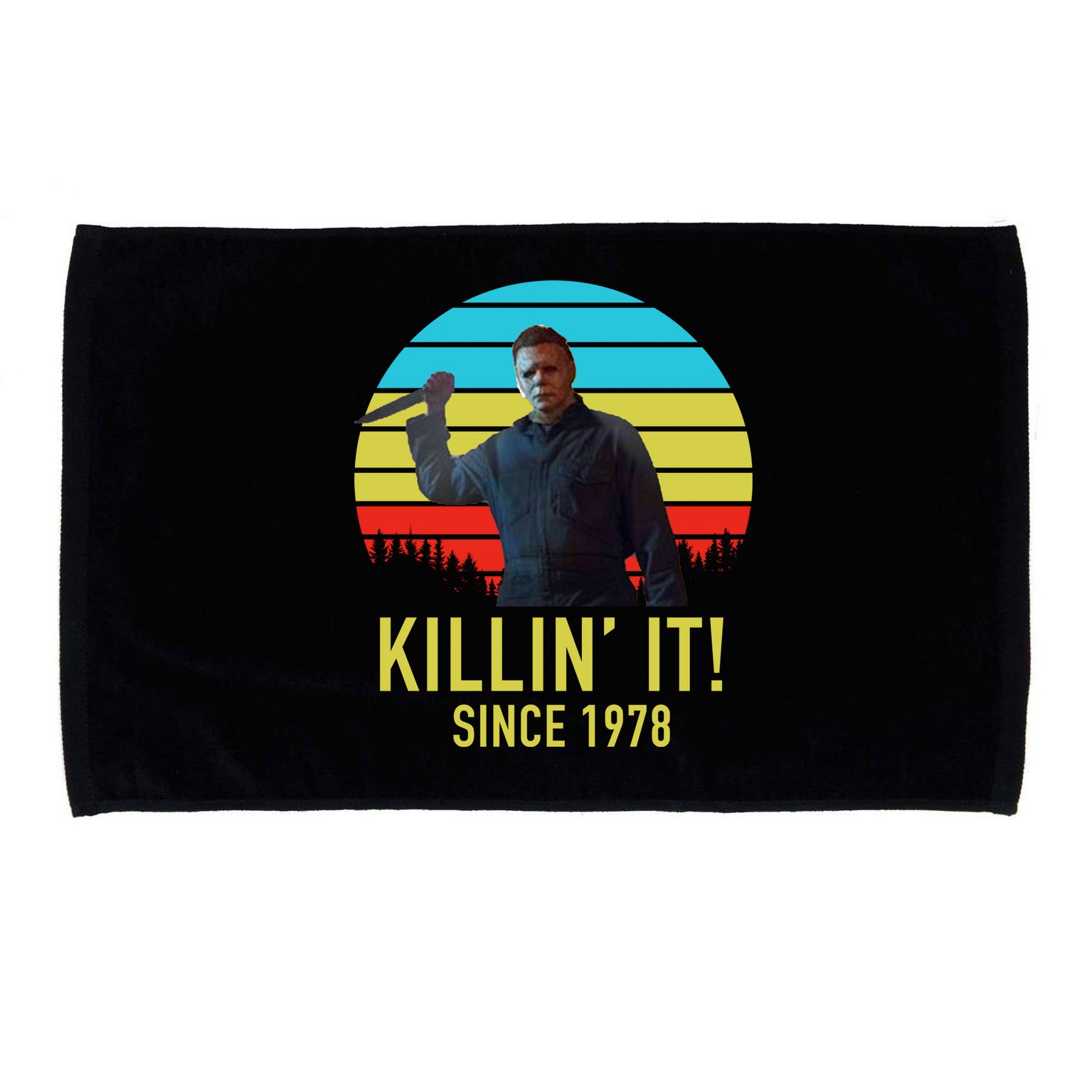 Killin' It Since 1978 Retro Horror Movie Microfiber Hand Towel