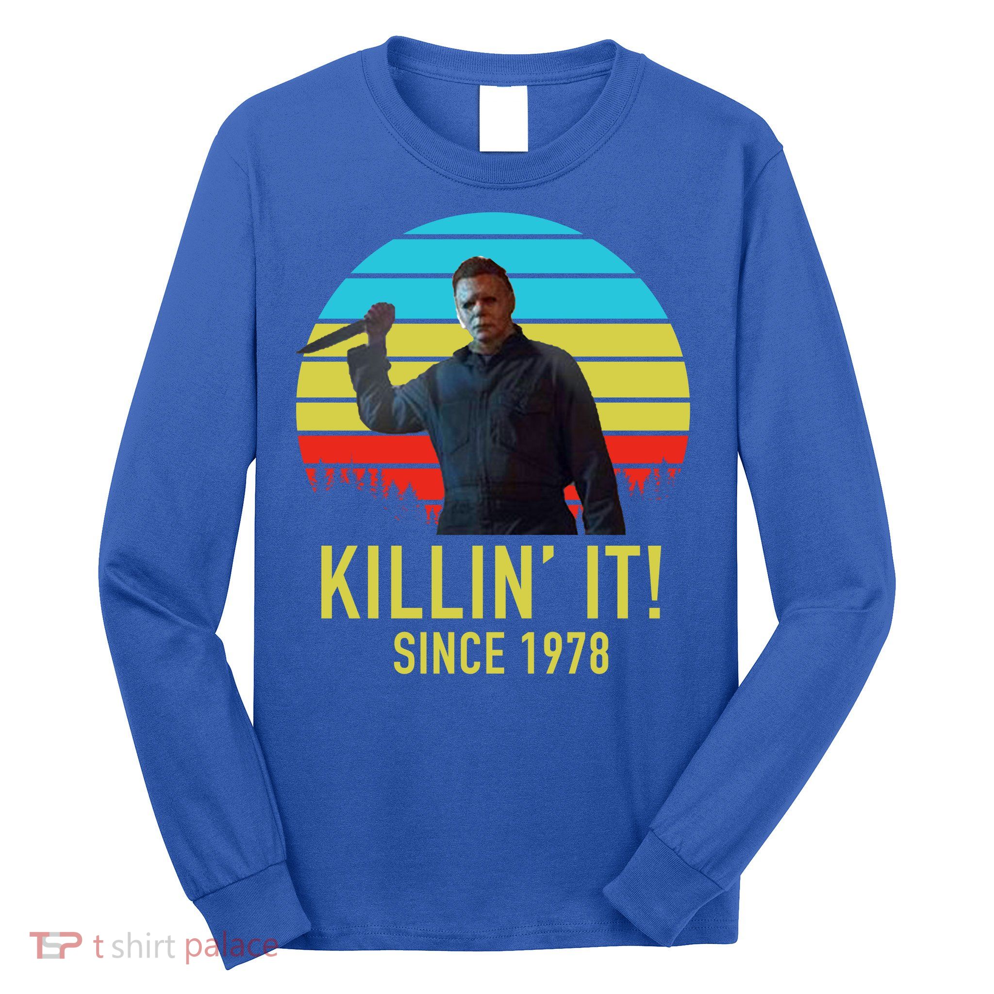 Killin' It Since 1978 Retro Horror Movie Long Sleeve Shirt