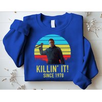Killin' It Since 1978 Retro Horror Movie Sweatshirt