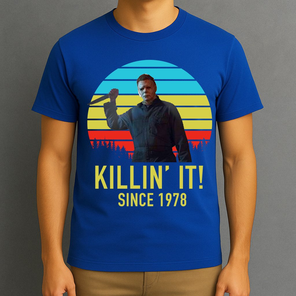 Killin' It Since 1978 Retro Horror Movie T-Shirt