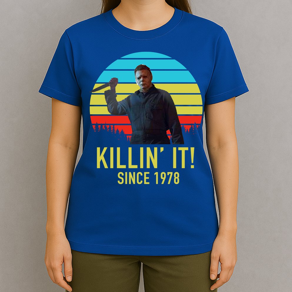 Killin' It Since 1978 Retro Horror Movie T-Shirt