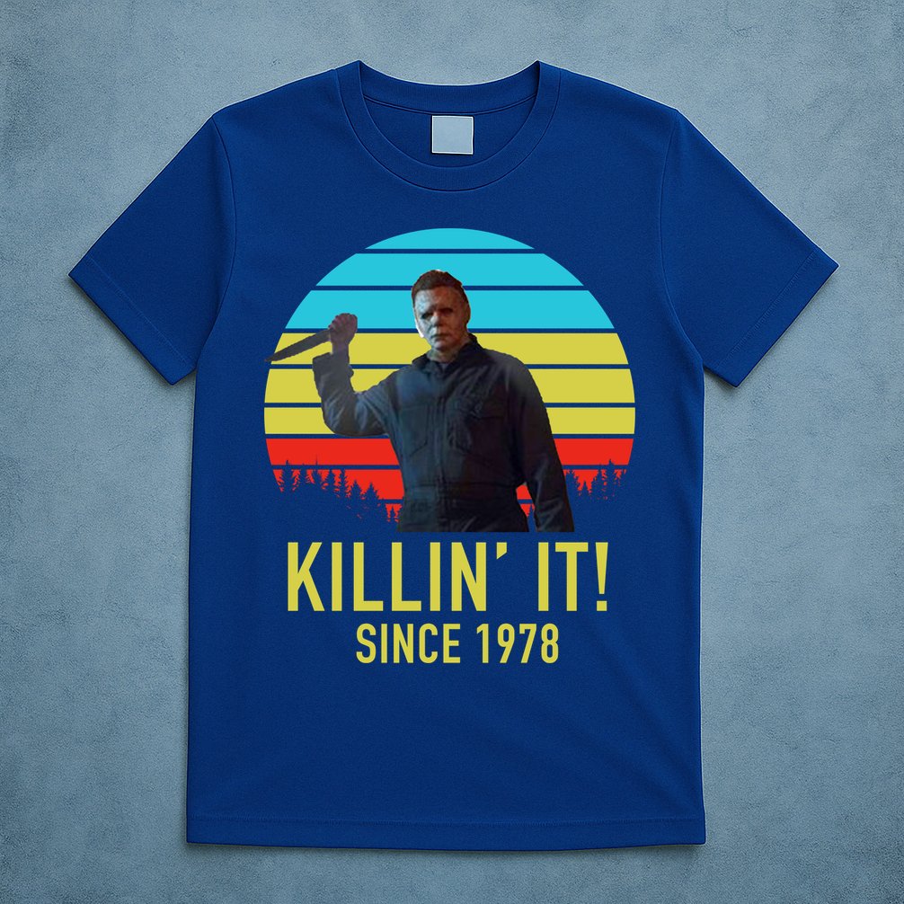 Killin' It Since 1978 Retro Horror Movie T-Shirt