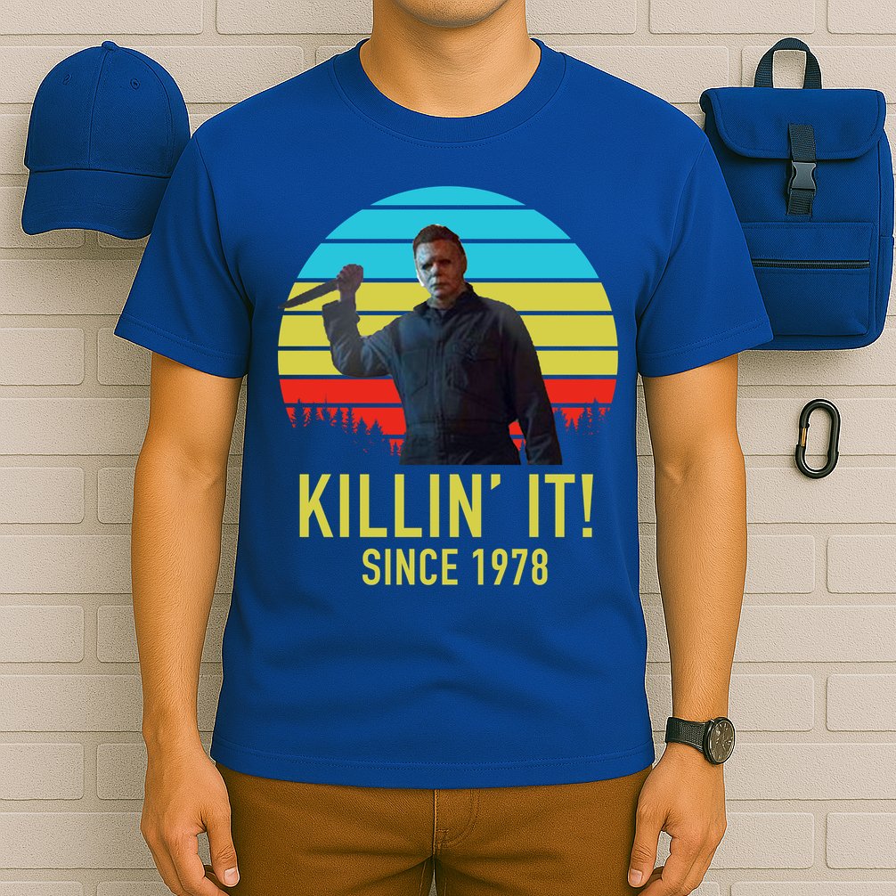 Killin' It Since 1978 Retro Horror Movie T-Shirt