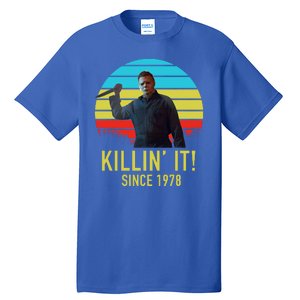 Killin' It Since 1978 Retro Horror Movie Tall T-Shirt