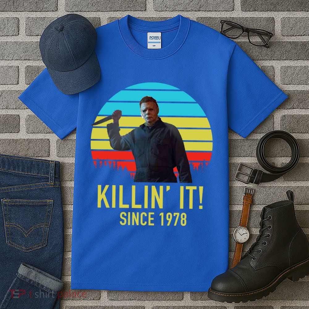 Killin' It Since 1978 Retro Horror Movie Tall T-Shirt