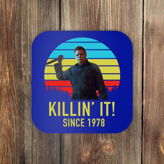 Killin' It Since 1978 Retro Horror Movie Coaster