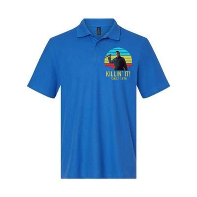 Killin' It Since 1978 Retro Horror Movie Softstyle Adult Sport Polo