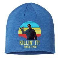 Killin' It Since 1978 Retro Horror Movie Sustainable Beanie