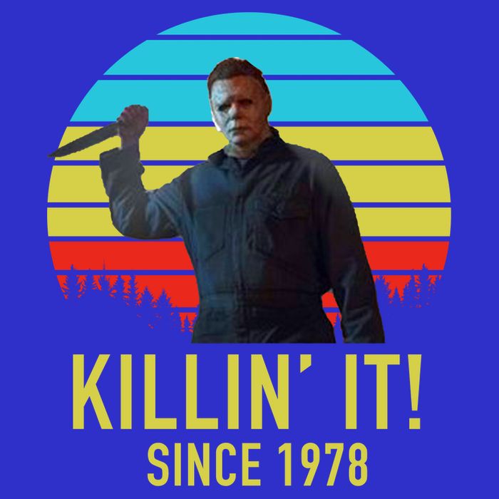 Killin' It Since 1978 Retro Horror Movie 16 in Basic Backpack