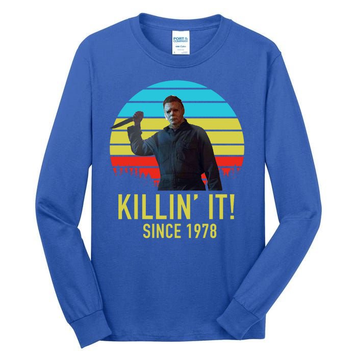 Killin' It Since 1978 Retro Horror Movie Tall Long Sleeve T-Shirt