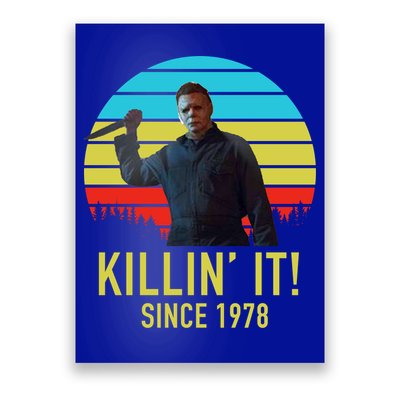 Killin' It Since 1978 Retro Horror Movie Poster