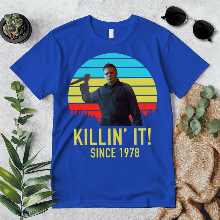 Killin' It Since 1978 Retro Horror Movie Premium T-Shirt