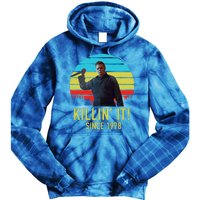 Killin' It Since 1978 Retro Horror Movie Tie Dye Hoodie