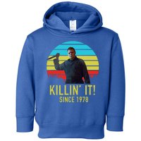 Killin' It Since 1978 Retro Horror Movie Toddler Hoodie