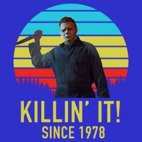 Killin' It Since 1978 Retro Horror Movie Womens T-Shirt