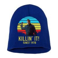 Killin' It Since 1978 Retro Horror Movie Short Acrylic Beanie