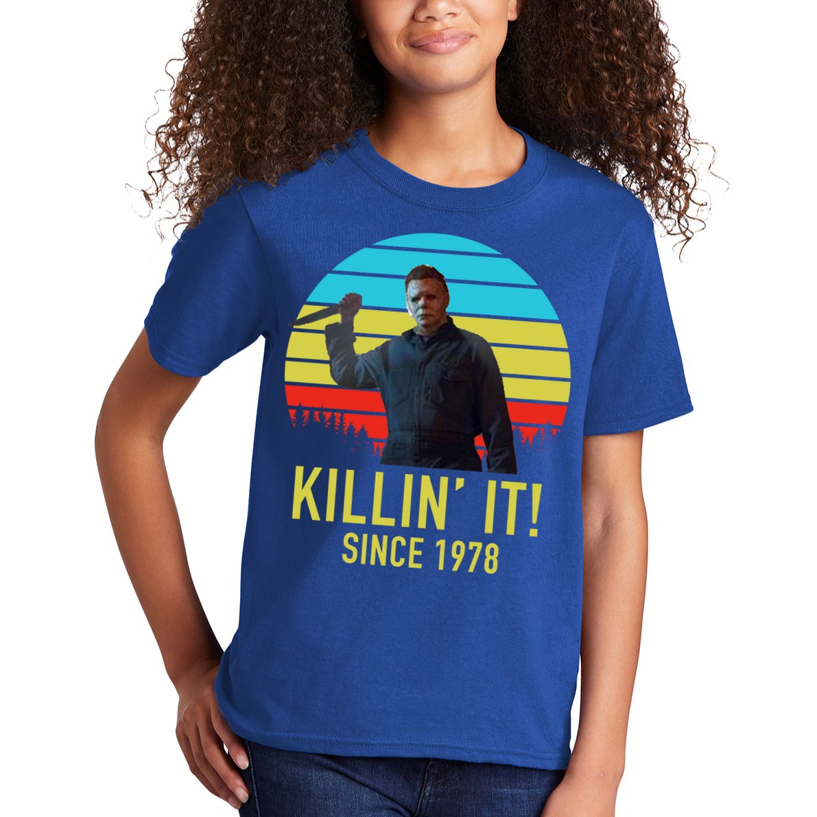 Killin' It Since 1978 Retro Horror Movie Kids T-Shirt
