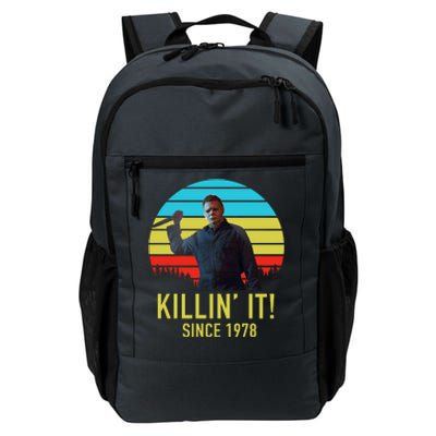 Killin' It Since 1978 Retro Horror Movie Daily Commute Backpack