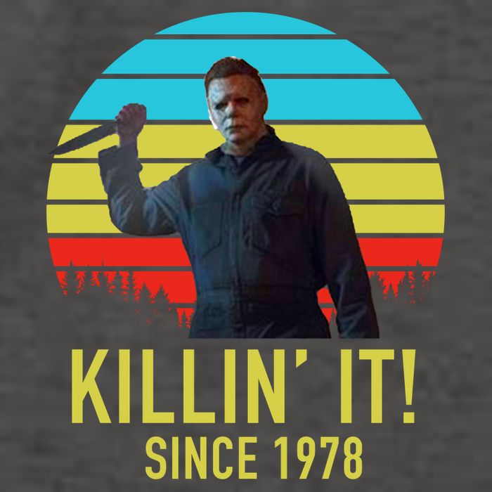 Killin' It Since 1978 Retro Horror Movie Vector Backpack