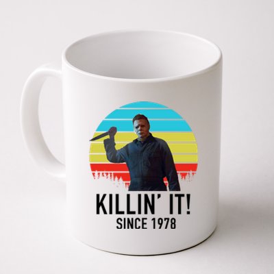 Killin' It Since 1978 Retro Horror Movie Coffee Mug