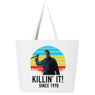 Killin' It Since 1978 Retro Horror Movie 25L Jumbo Tote