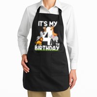 Kids It's My 4th Birthday Zoo Jungle Safari 4 Years Old Animals Apron