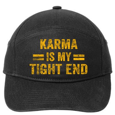 Karma Is My Tight End 7-Panel Snapback Hat