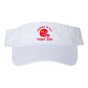 Karma Is My Tight End American Football Valucap Bio-Washed Visor