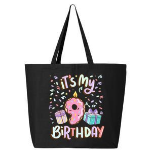 Kids Its My 9th Birthday Cake Donut 9 Year Old Confetti 25L Jumbo Tote