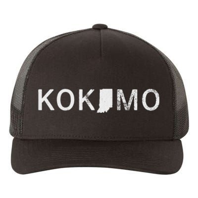 Kokomo Indiana Map Yupoong Adult 5-Panel Trucker Hat