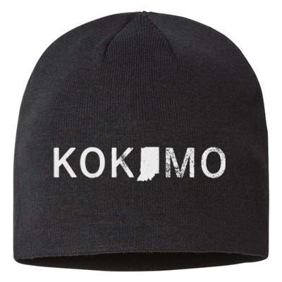 Kokomo Indiana Map Sustainable Beanie