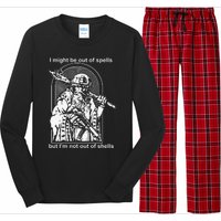 Kuyvon I Might Be Out Of Spells But IM Not Out Of Shells Long Sleeve Pajama Set