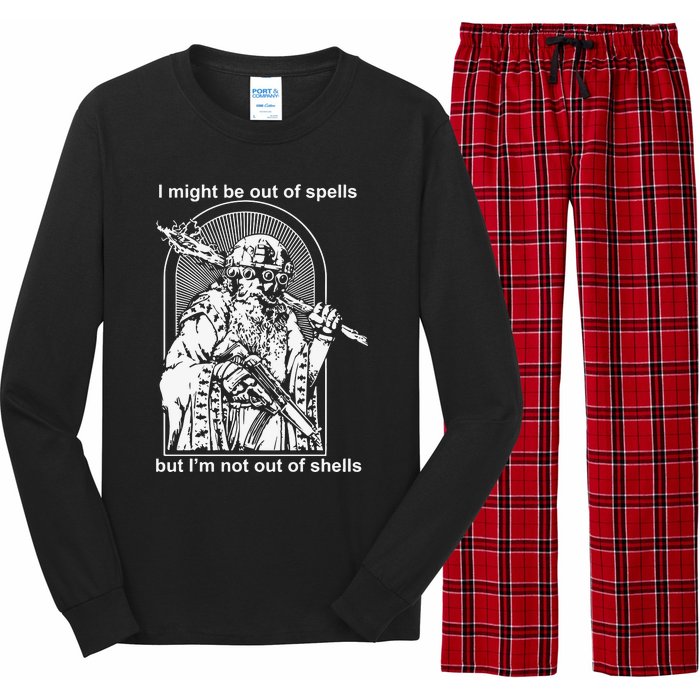 Kuyvon I Might Be Out Of Spells But IM Not Out Of Shells Long Sleeve Pajama Set