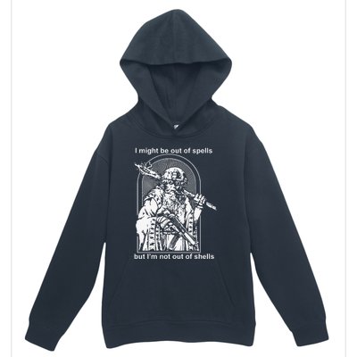 Kuyvon I Might Be Out Of Spells But IM Not Out Of Shells Urban Pullover Hoodie