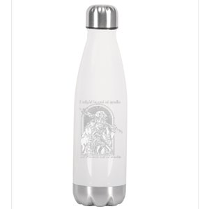 Kuyvon I Might Be Out Of Spells But IM Not Out Of Shells Stainless Steel Insulated Water Bottle