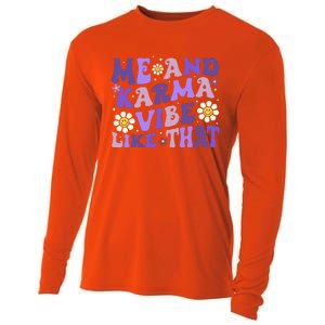 K.Arma Is My Boyfriend Me And K.Arma Vibe Like That Groovy Cooling Performance Long Sleeve Crew