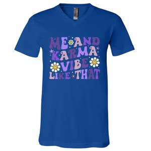 K.Arma Is My Boyfriend Me And K.Arma Vibe Like That Groovy V-Neck T-Shirt