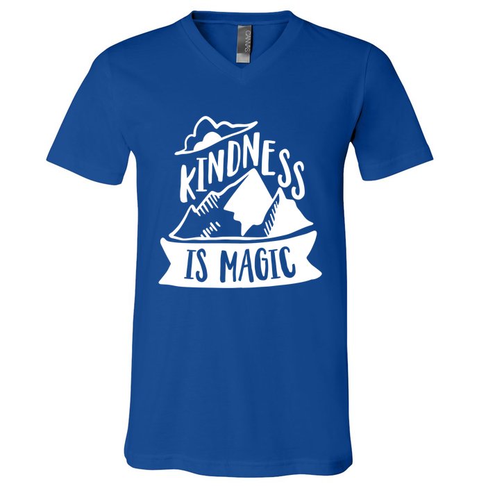 Kindness Is Magic Anti Bullying Kind Week Unity Day Cool Gift V-Neck T-Shirt