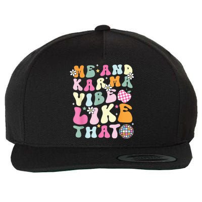 K.arma is My Boyfriend Me and K.arma Vibe Like That Groovy Wool Snapback Cap