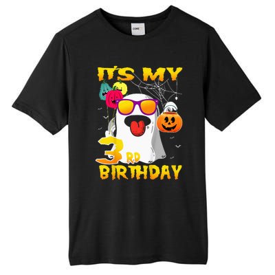 Kids Its My 3rd Birthday Ghost Pumpkin Halloween Party 3 Years Tall Fusion ChromaSoft Performance T-Shirt