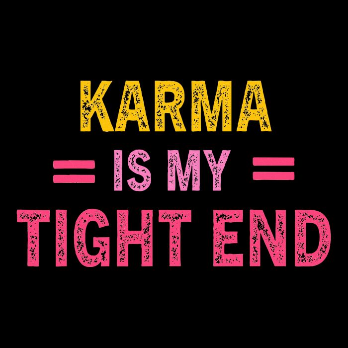 Karma is My Tight End Wool Snapback Cap