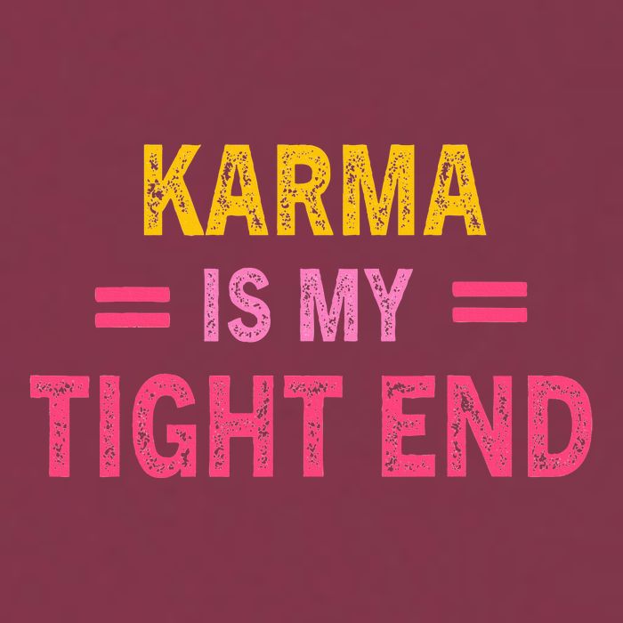 Karma is My Tight End 16oz Travel Tumbler