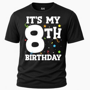 Kids Its My 8th Birthday 8 Eight Happy Birthday Boy Or Girls Cooling Performance Crew T-Shirt