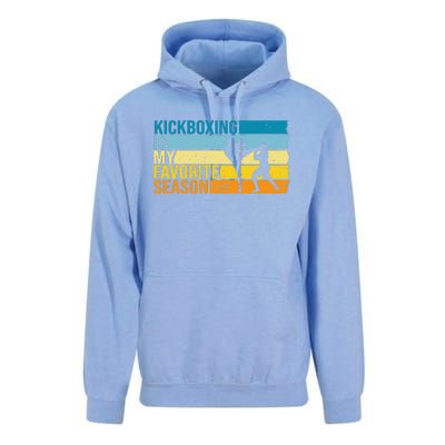 Kickboxing Is My Favorite Season For Kickboxer Unisex Surf Hoodie